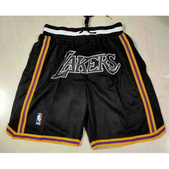 Los Angeles Lakers Basketball Shorts 007->nba shorts->NBA Jersey