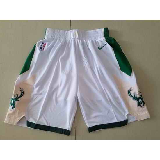Milwaukee Bucks Basketball Shorts 003->nba shorts->NBA Jersey