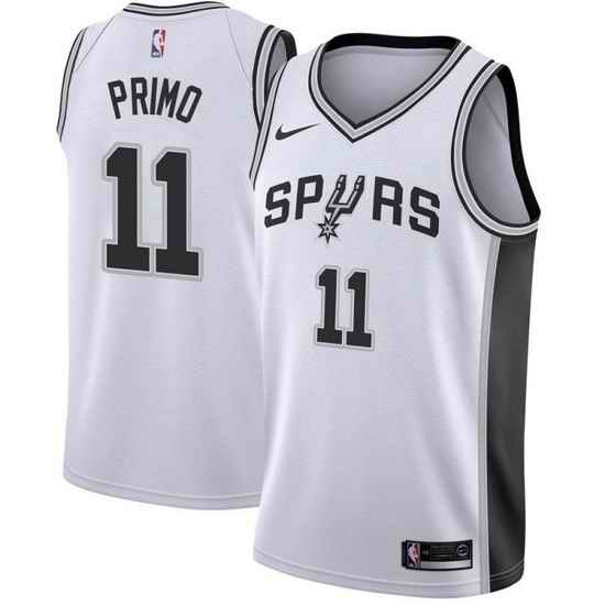 Men San Antonio Spurs #11 Joshua Primo White Association Edition Stitched Jersey->san antonio spurs->NBA Jersey