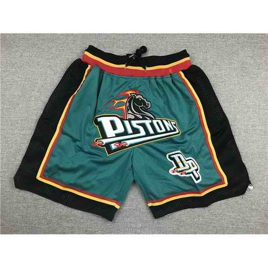 Detroit Pistons Basketball Shorts 002->nba shorts->NBA Jersey