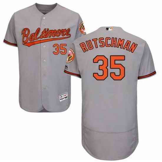 Men Baltimore Oriole #35 Adley Rutschman Gray Flex Base Stitched Baseball jersey->women mlb jersey->Women Jersey