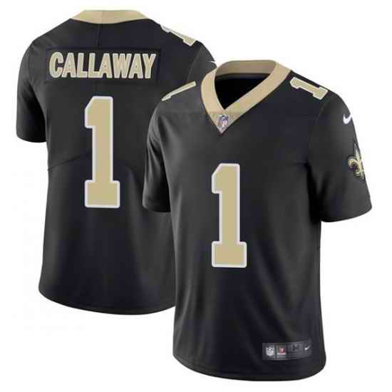 Men New Orleans Saints #1 Marquez Callaway 2021 Black Vapor Untouchable Limited Stitched Jersey->new orleans saints->NFL Jersey