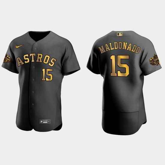 Men Houston Astros Martin Maldonado 2022 Mlb All Star Game Authentic Black Men Jersey->2022 all star->MLB Jersey