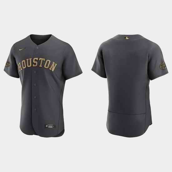 Men Houston Astros 2022 Mlb All Star Game Authentic Charcoal Jersey->2022 all star->MLB Jersey