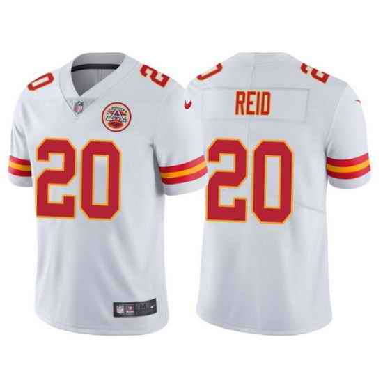 Men Kansas City Chiefs #20 Justin Reid White Vapor Untouchable Limited Stitched Football jersey->kansas city chiefs->NFL Jersey