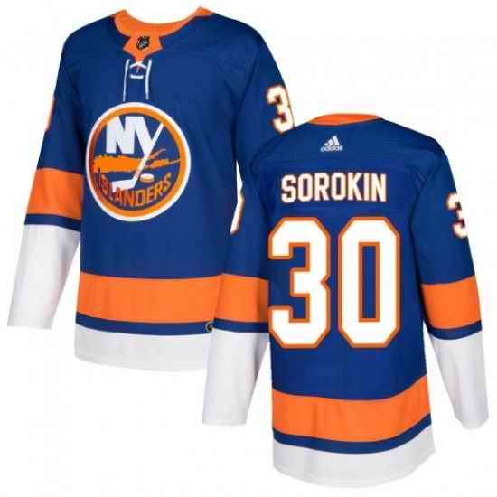 Men Ilya Sorokin New York Islanders Adidas Authentic Royal Home Jersey->ohio state buckeyes->NCAA Jersey