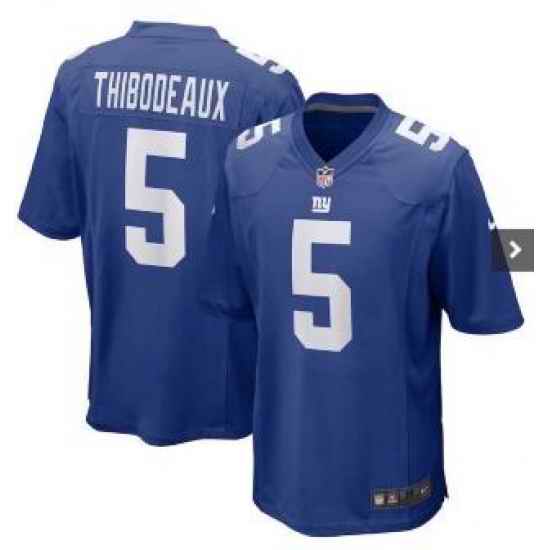 Men's New York Giants #5 Kayvon Thibodeaux Blue Vapor Limited Jersey->new york giants->NFL Jersey