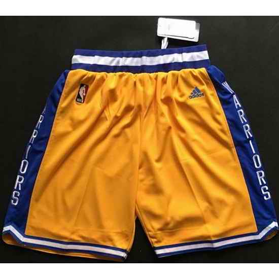 Golden State Warriors Basketball Shorts 002->nba shorts->NBA Jersey