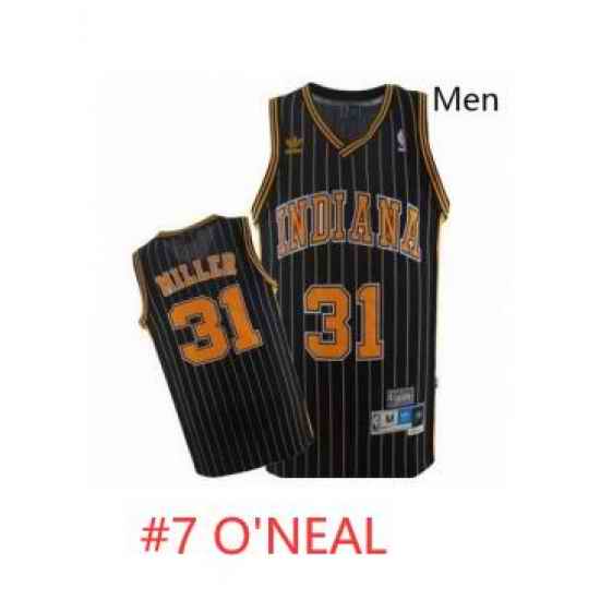 Men Indiana Pacers #7 O'Neal Throwback Jersey->youth nba jersey->Youth Jersey