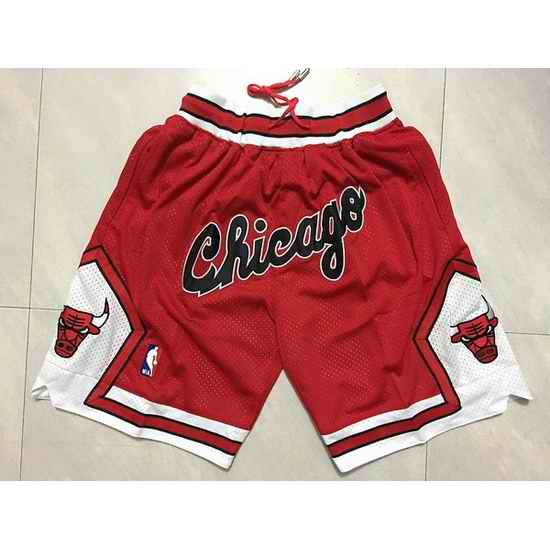 Chicago Bulls Basketball Shorts 005->nba shorts->NBA Jersey
