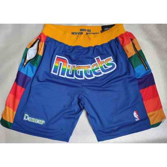 Denver Nuggets Basketball Shorts 008->nba shorts->NBA Jersey