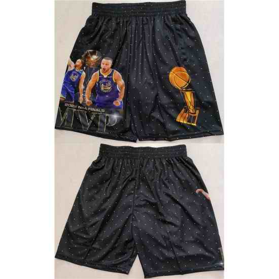 Men Golden State Warriors Black NBA Finals Shorts->phoenix suns->NBA Jersey