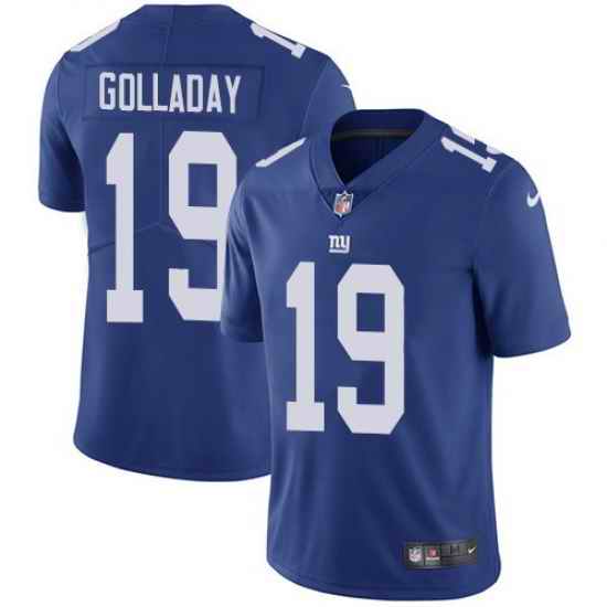 Youth Nike New York Giants #19 Kenny Golladay Blue Stitched NFL Vapor Untouchable Limited Jersey->youth nfl jersey->Youth Jersey