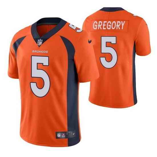 Youth Denver Broncos #5 Randy Gregory Orange Vapor Untouchable Limited Stitched Jersey->youth nfl jersey->Youth Jersey