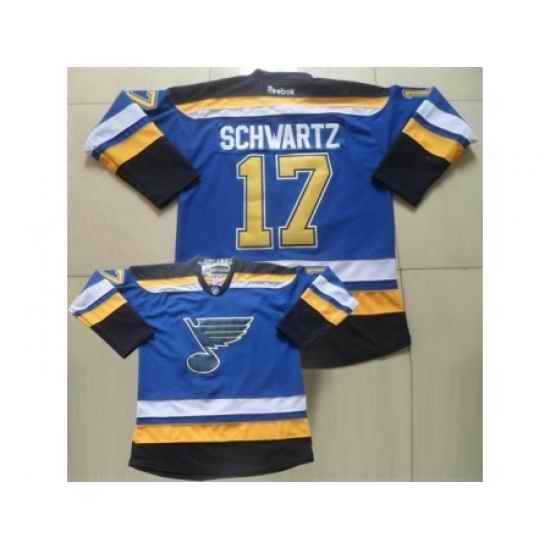 St. Louis Blues #17 Jaden Schwartz Light Blue Home Stitched NHL Jersey->women nhl jersey->Women Jersey
