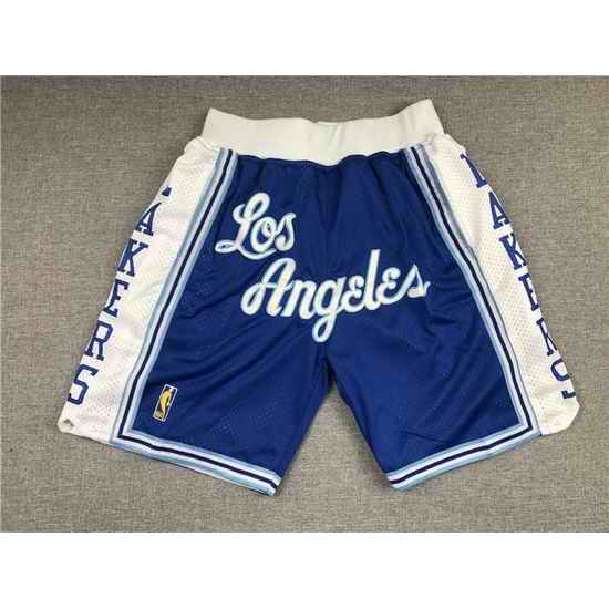 Los Angeles Lakers Basketball Shorts 020->nba shorts->NBA Jersey