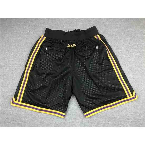 Los Angeles Lakers Basketball Shorts 017->nba shorts->NBA Jersey