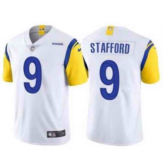 Youth Nike Los Angeles Rams #9 Matthew Stafford White Vapor Untouchable Limited Jersey->youth nfl jersey->Youth Jersey