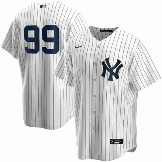 Men Nike New York Yankees #99 Aaron Judge White Cool Base Stitched Baseball Jerseys->new york mets->MLB Jersey