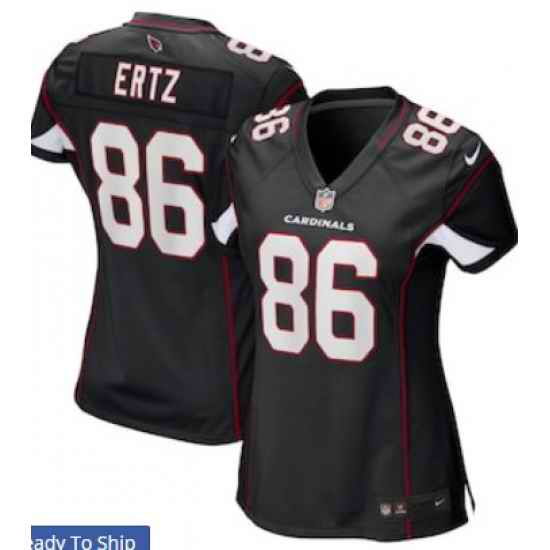 Women Arizona Cardinals #86 Zach Ertz Black Vapor Limited Jersey->carolina panthers->NFL Jersey