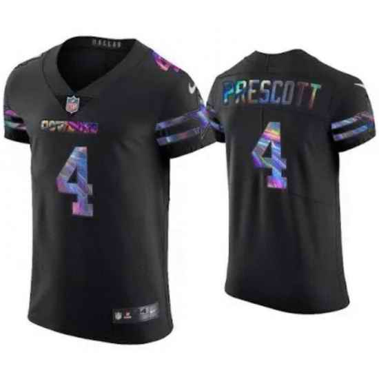 Women Dallas Cowboys Dak Prescott #4 Fashion Stitched Jersey->women nfl jersey->Women Jersey