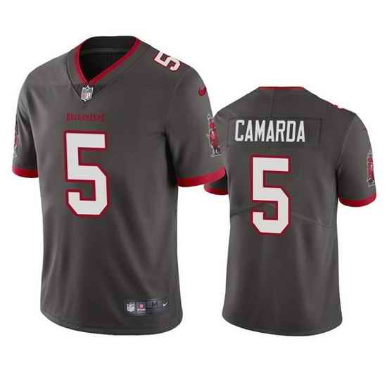 Men Tampa Bay Buccaneers #5 Jake Camarda Grey Vapor Untouchable Limited Stitched Jersey->tampa bay buccaneers->NFL Jersey