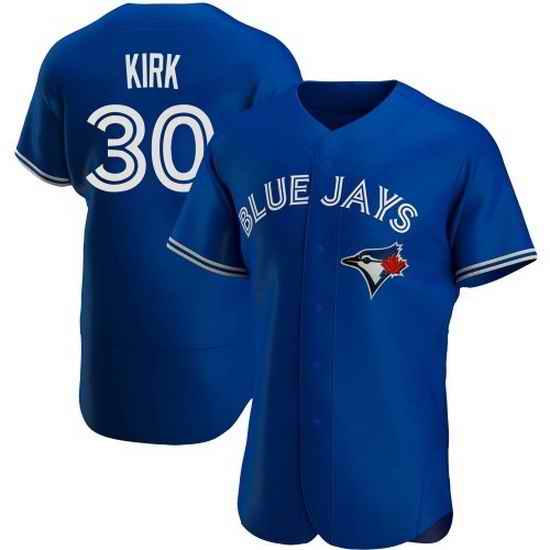 Men Nike Toronto Blue Jays #30 Alejandro Kirk Blue Home Stitched Cool Base Player Jersey->seattle mariners->MLB Jersey