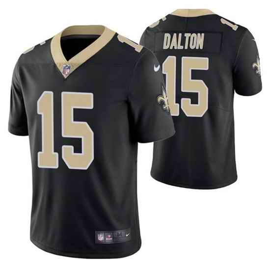 Men New Orleans Saints #15 Rex Burkhead Black Vapor Limited Stitched Jersey->new orleans saints->NFL Jersey