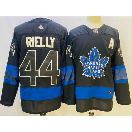 Men Toronto Maple Leafs Black #44 Morgan Rielly Alternate Premier Breakaway Reversible Stitched jersey->anaheim ducks->NHL Jersey