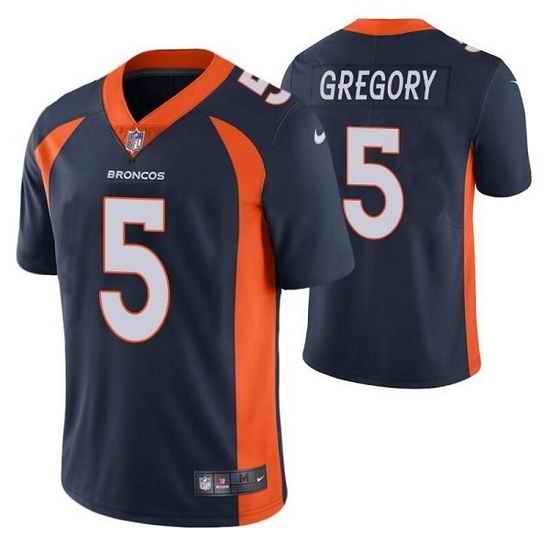 Youth Denver Broncos #5 Randy Gregory Navy Vapor Untouchable Limited Stitched Jersey->youth nfl jersey->Youth Jersey