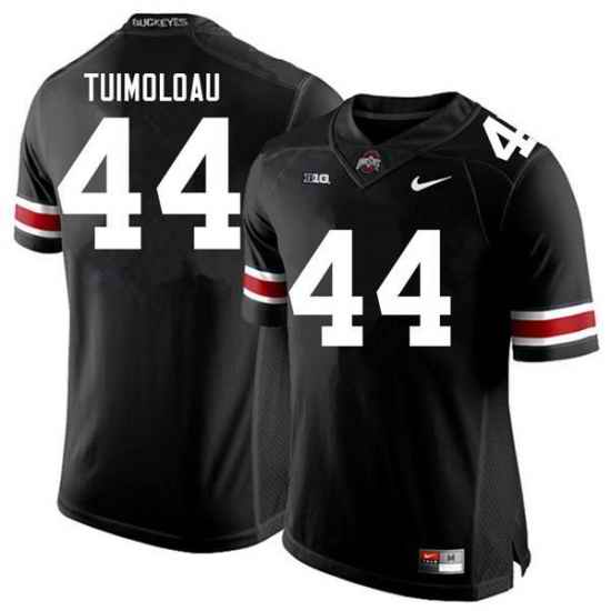 Men's #44 J.T. Tuimoloau Ohio State Buckeyes College Football Jerseys Black->ohio state buckeyes->NCAA Jersey