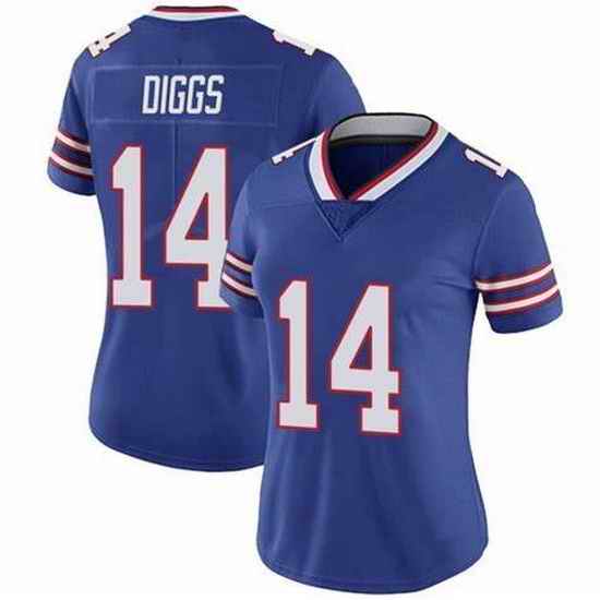 Women's Buffalo Bills #14 Stefon Diggs Royal Blue Vapor Untouchable Stitched NFL Nike Limited Jersey->women nfl jersey->Women Jersey