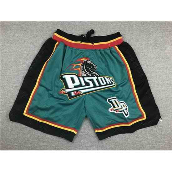 Detroit Pistons Basketball Shorts 001->nba shorts->NBA Jersey