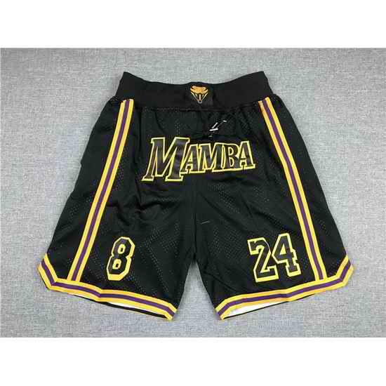 Los Angeles Lakers Basketball Shorts 018->nba shorts->NBA Jersey