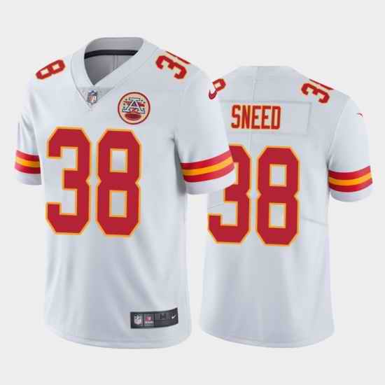 Men's Kansas City Chiefs #38 L'Jarius Sneed White Vapor Untouchable Limited Stitched Jersey->kansas city chiefs->NFL Jersey