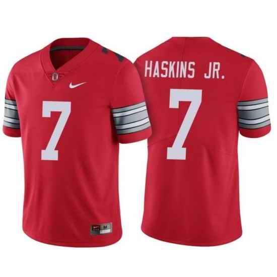 Men Ohio State Buckeyes #7 Dwayne Haskins Jr.Red Jersey->cleveland cavaliers->NBA Jersey