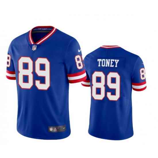 Men New York Giants #89 Kadarius Toney Royal Vapor Untouchable Classic Retired Player Stitched Jersey->minnesota vikings->NFL Jersey