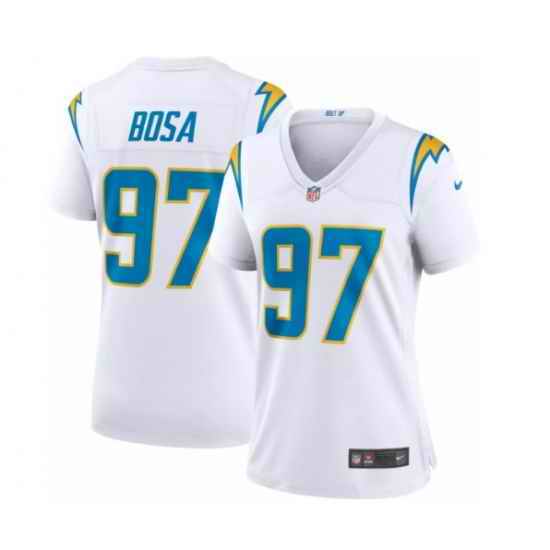 Women Nike Los Angeles #97 Chargers Joey Bosa Royal White Stitched NFL Jersey->women nfl jersey->Women Jersey