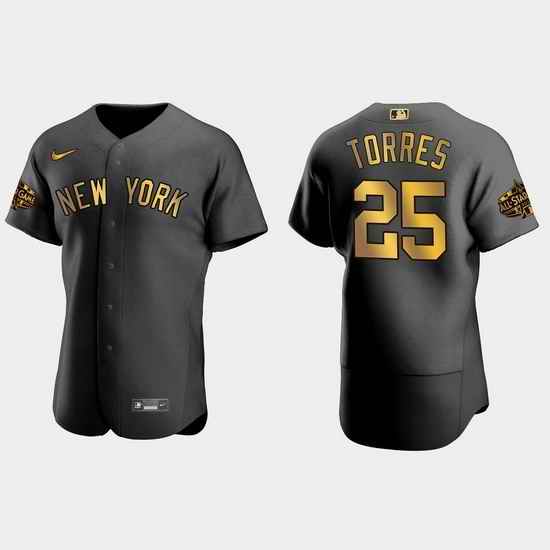 Men New York Yankees Gleyber Torres 2022 Mlb All Star Game Black Men Jersey->2022 all star->MLB Jersey