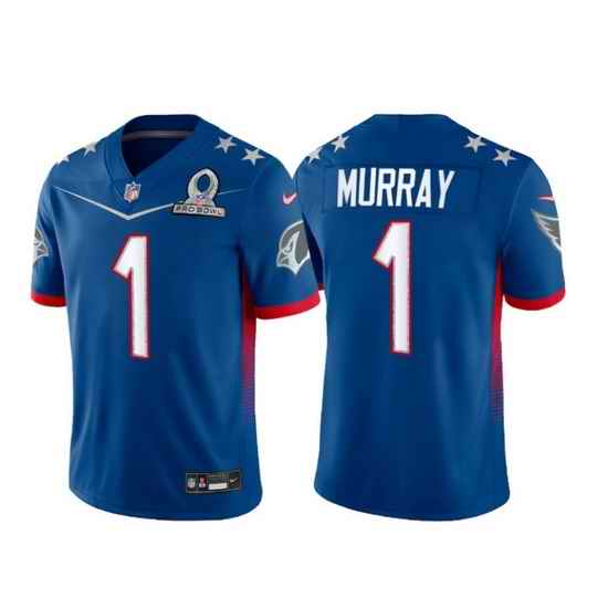 Men 2022 NFL Pro Bowl Arizona Cardinals #1 Kyler Murray NFC Blue Jersey->minnesota vikings->NFL Jersey