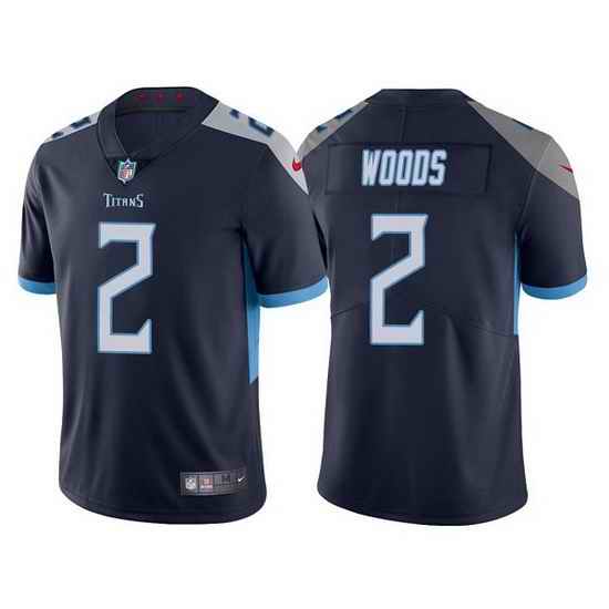 Men Tennessee Titans #2 Robert Woods Navy Vapor Untouchable Stitched jersey->tampa bay buccaneers->NFL Jersey
