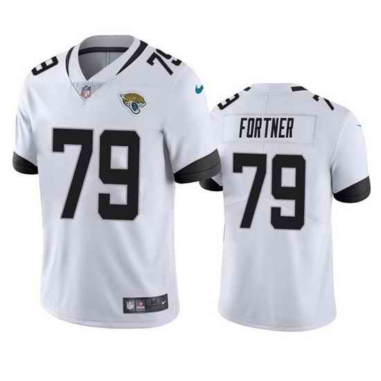 Men Jacksonville Jaguars #79 Luke Fortner White Vapor Untouchable Limited Stitched Jersey->kansas city chiefs->NFL Jersey