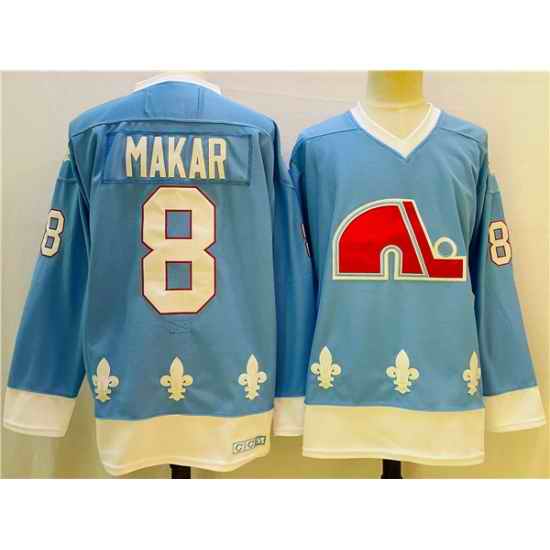 Men Colorado Avalanche #8 Cale Makar Blue Stitched Jersey->calgary flames->NHL Jersey