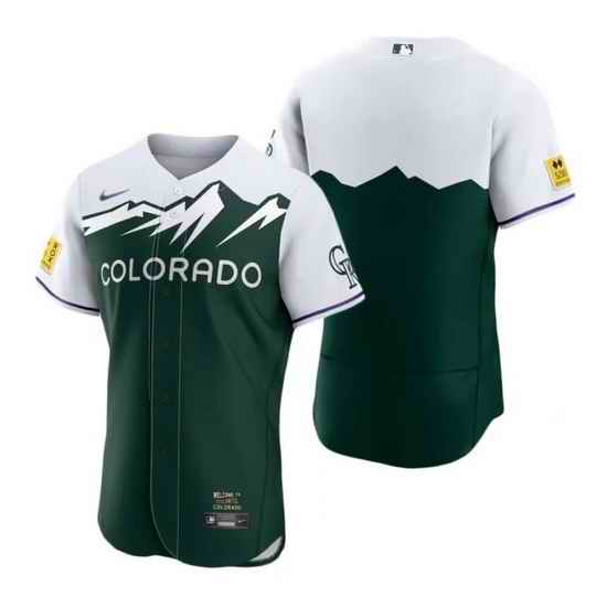 Men Nike Nike Colorado Rockies Blank City Connect Stitched Baseball Jersey->atlanta braves->MLB Jersey