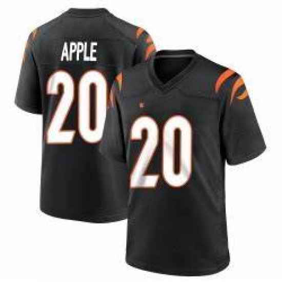 Men Cincinnati Bengals #20 Eli Apple 2021 Black Vapor Limited Stitched NFL Jersey->cincinnati bengals->NFL Jersey