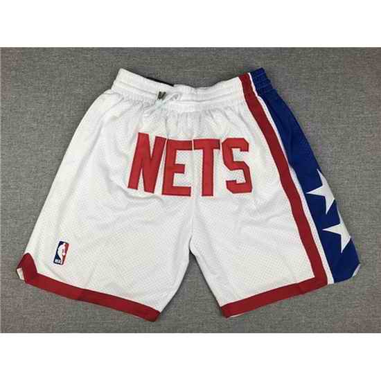 Brooklyn Nets Basketball Shorts 002->nba shorts->NBA Jersey