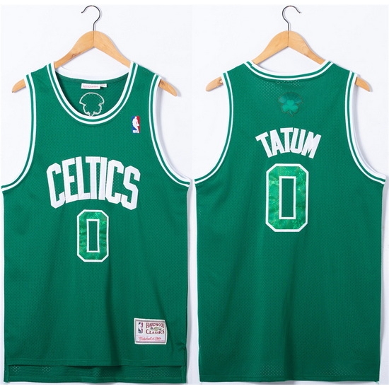 Men Boston Celtics #0 Jayson Tatum Green Stitched Jersey->memphis grizzlies->NBA Jersey