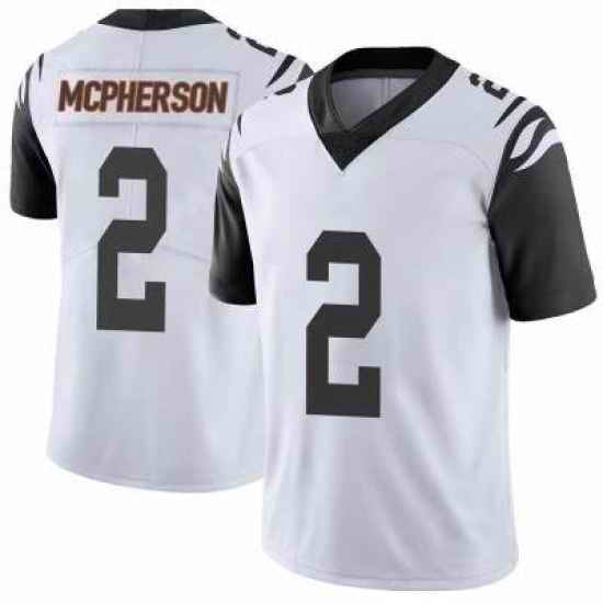 Men Cincinnati Bengals #2 Evan McPherson 2021 Rush Vapor Limited Stitched NFL Jersey->cincinnati bengals->NFL Jersey