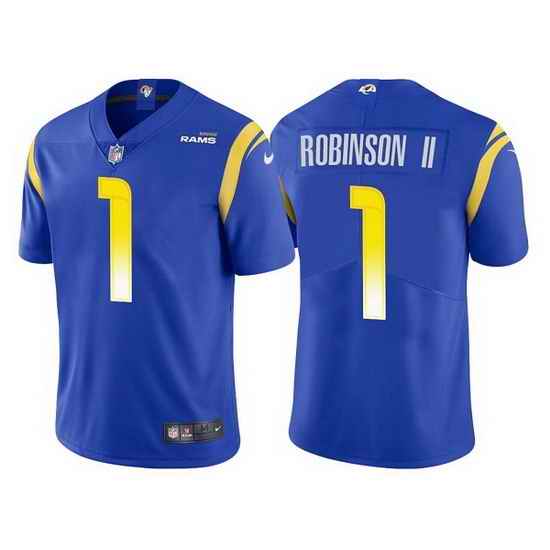 Men Los Angeles Rams Allen Robinson II Royal Vapor Untouchable Limited Stitched Football jersey->los angeles rams->NFL Jersey