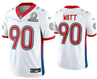 Men’s Pittsburgh Steelers #90 TJ Watt White 2022 Pro Bowl Vapor Untouchable Stitched Limited Jersey->2022 pro bowl->NFL Jersey